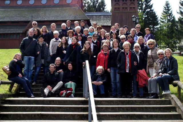 Gruppenfoto der Chorreise in den Harz
